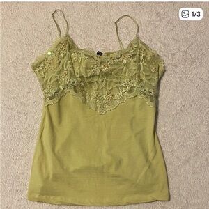 Eyeshadow Olive Lace Camisole